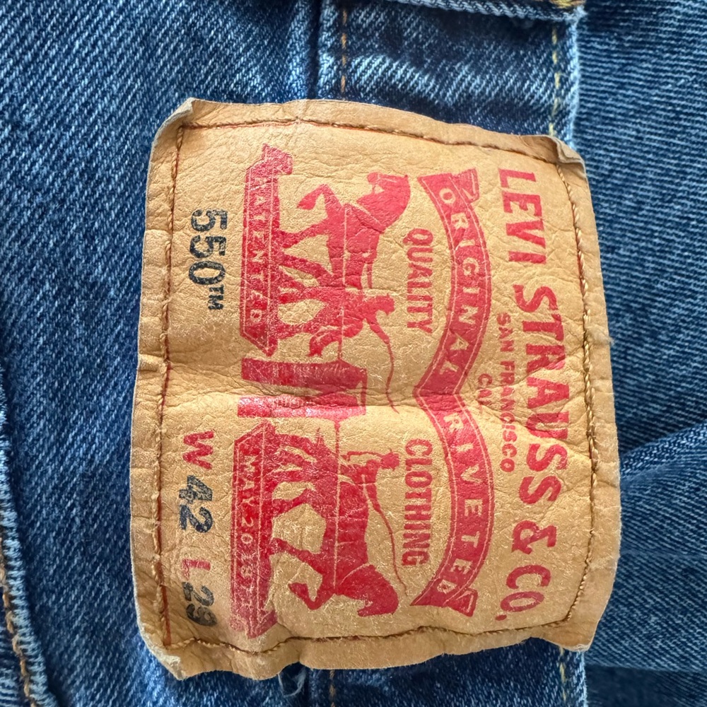 Levi's Relaxed Blue Jeans Classic Denim
